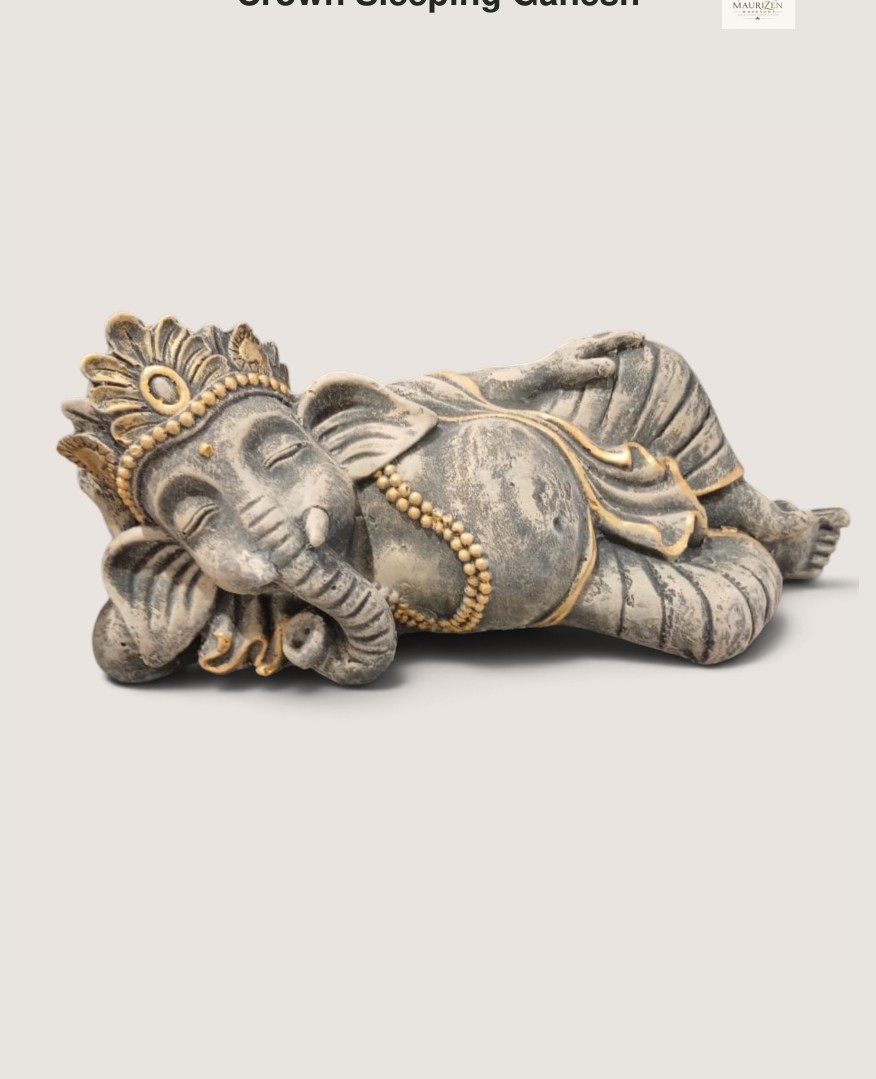Crown Sleeping Ganesh